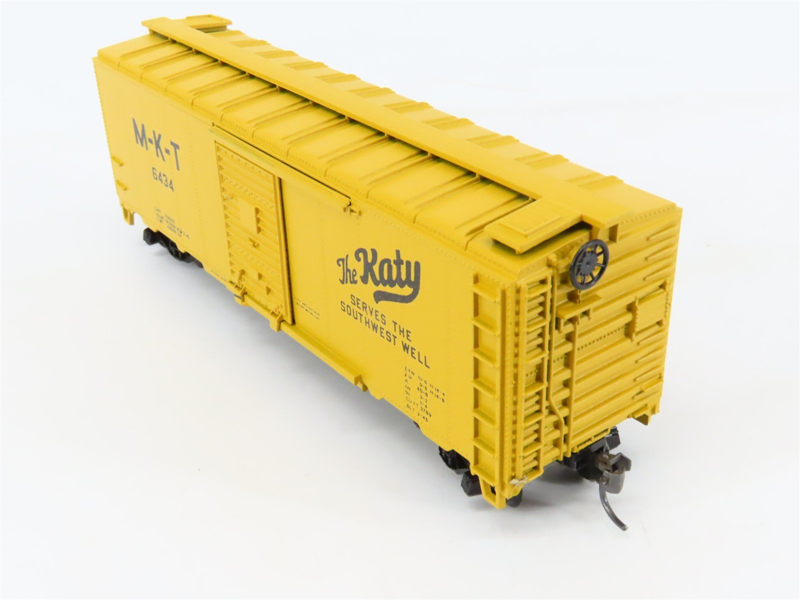 HO Scale Athearn Bev-Bel #521-2 MKT The Katy Single Door 40' Boxcar #6434 BUILT