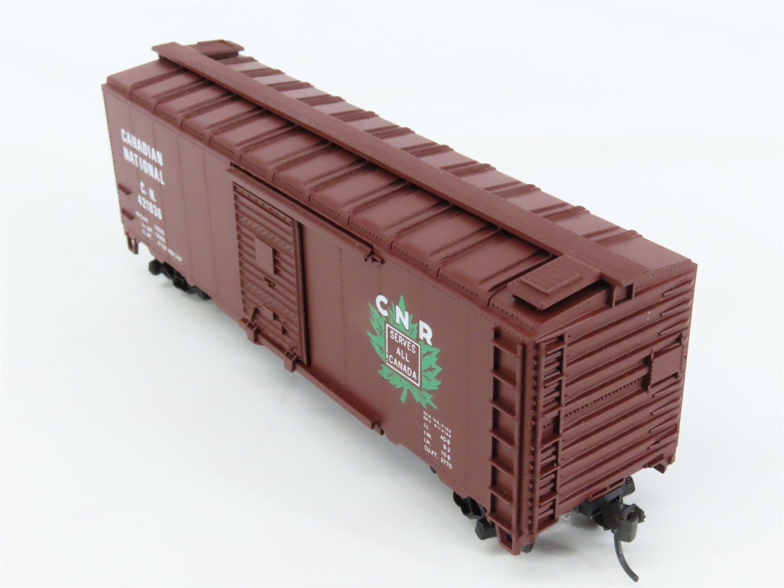 HO Scale Athearn Bev-Bel #315-2 CN Canadian National 40' Box Car #421836 - BUILT