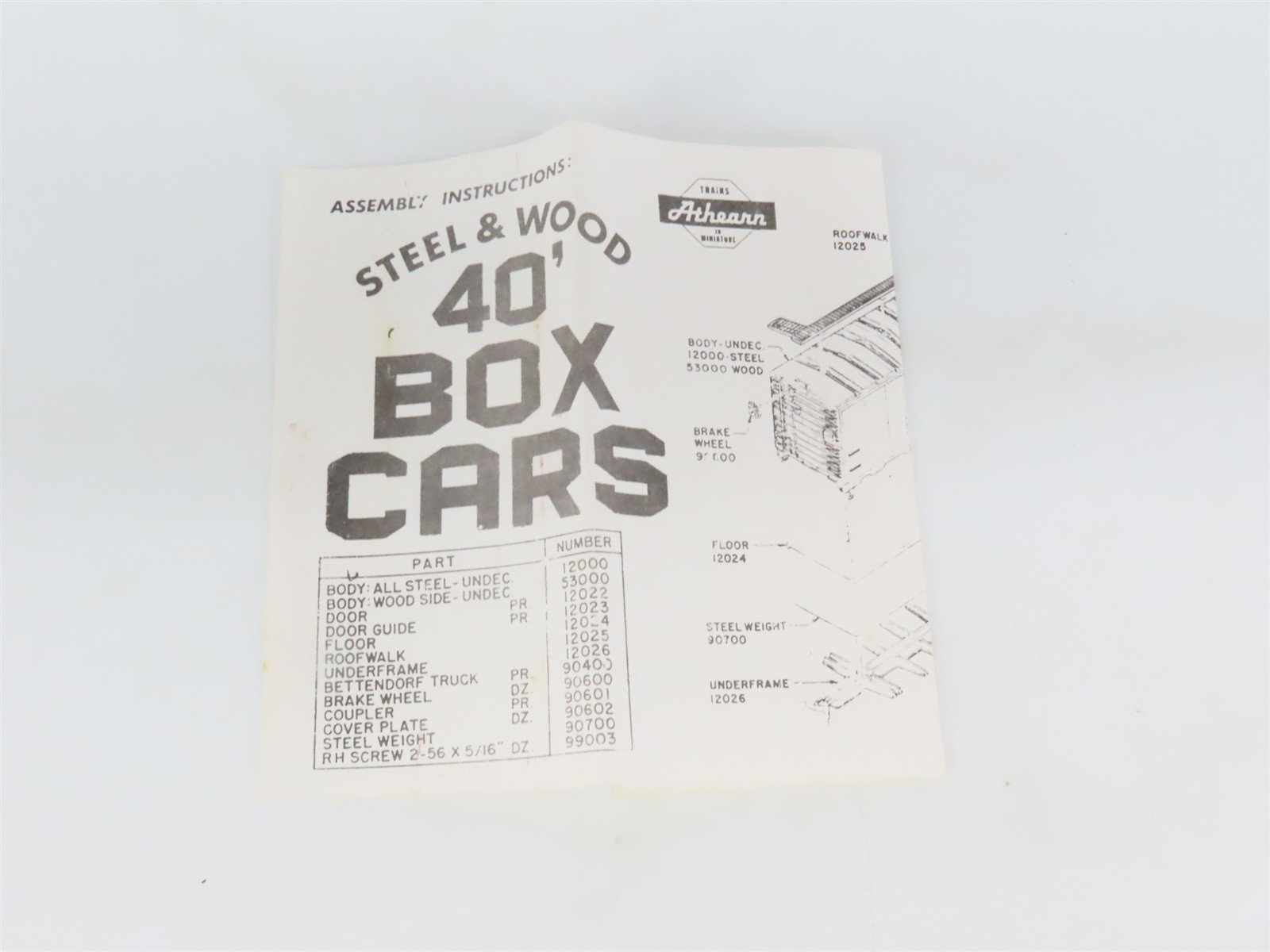 HO Scale Athearn Bev-Bel #315-2 CN Canadian National 40' Box Car #421836 - BUILT