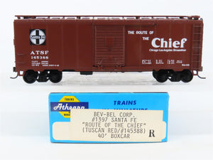 HO Scale Athearn Bev-Bel #1397 ATSF Santa Fe Chief 40' Box Car #145388 - BUILT
