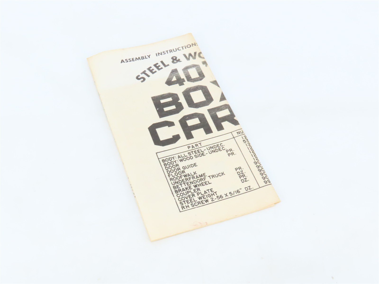 HO Scale Athearn Bev-Bel 1046 C&EI Chicago & Eastern Illinois 40' Box Car 117531