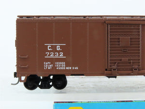 HO Athearn Bev-Bel 1042-1 CG Central of Georgia 40' Single Door Box Car #7232