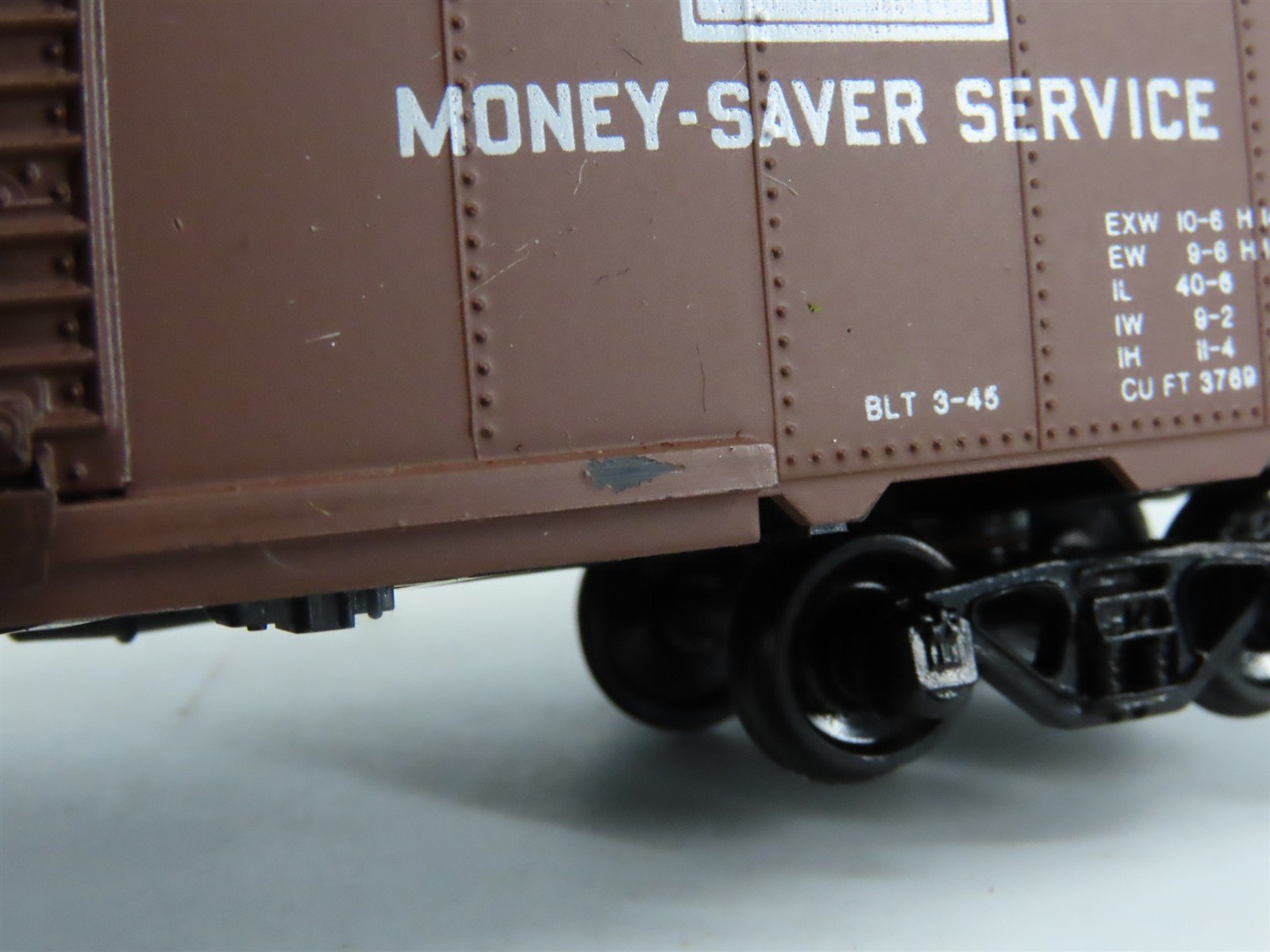 HO Athearn Bev-Bel 1042-1 CG Central of Georgia 40' Single Door Box Car #7232