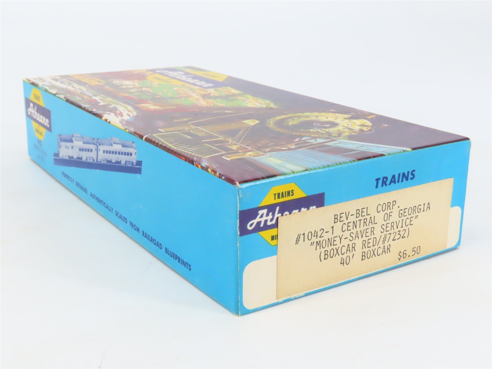 HO Athearn Bev-Bel 1042-1 CG Central of Georgia 40' Single Door Box Car #7232