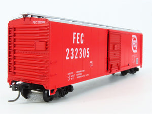 HO Scale Athearn Bev-Bel 2226 FEC Florida East Coast 50' Boxcar #232305 - BUILT