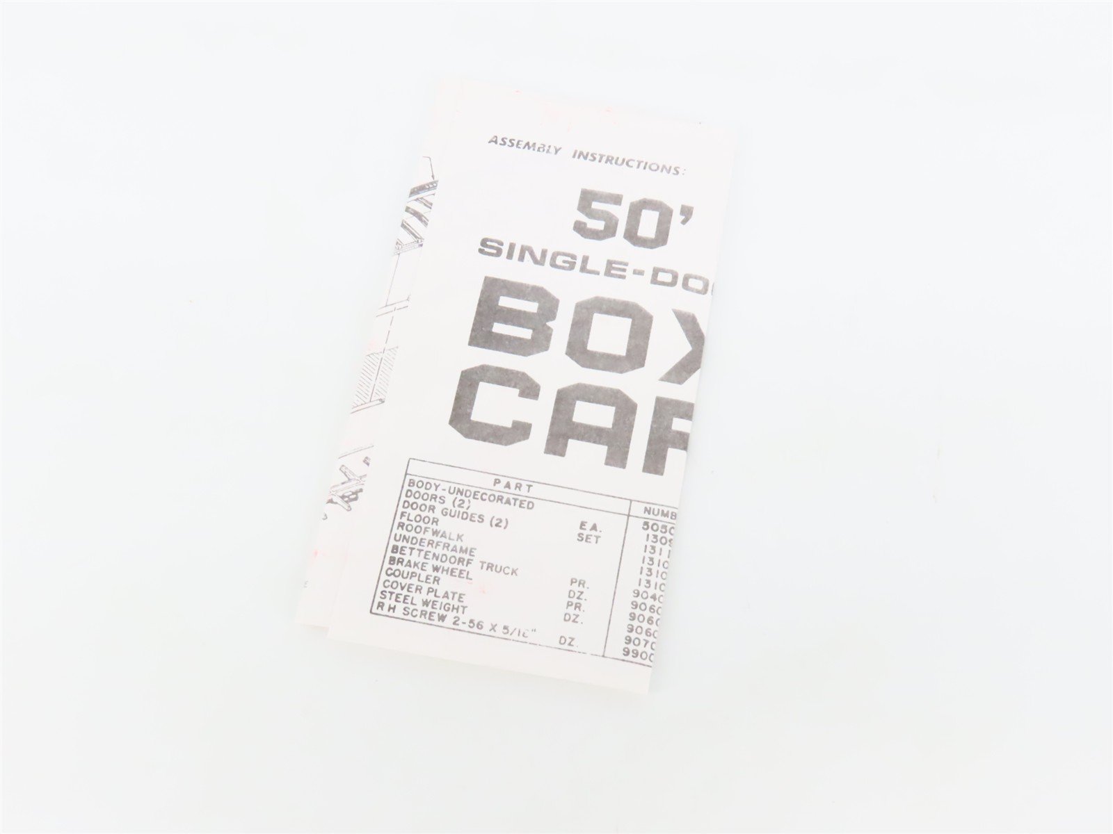 HO Scale Athearn Bev-Bel 2226 FEC Florida East Coast 50' Boxcar #232305 - BUILT