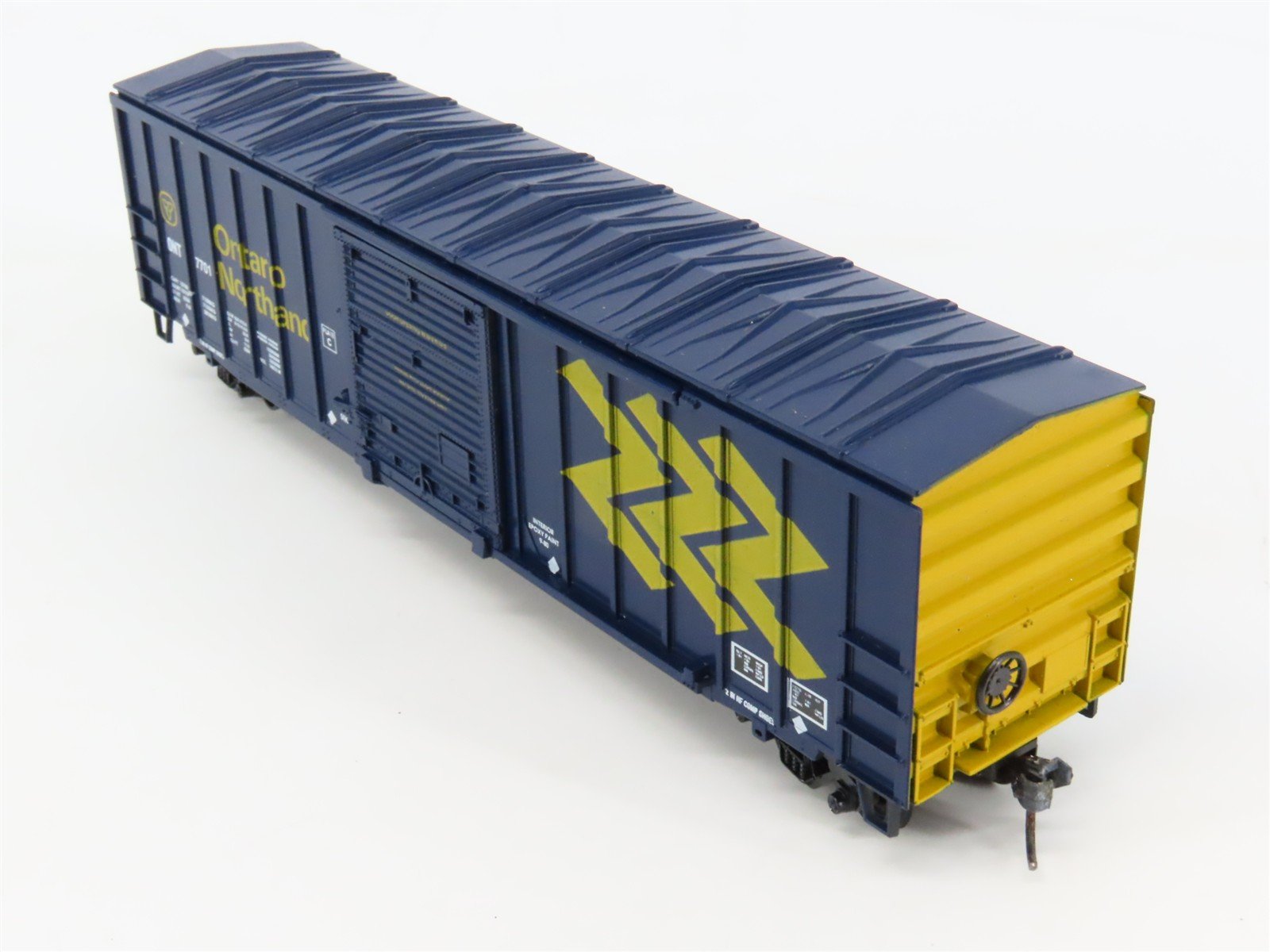 HO Scale Athearn Bev-Bel 305 ONT Ontario Northland 50' Box Car #7701 - BUILT