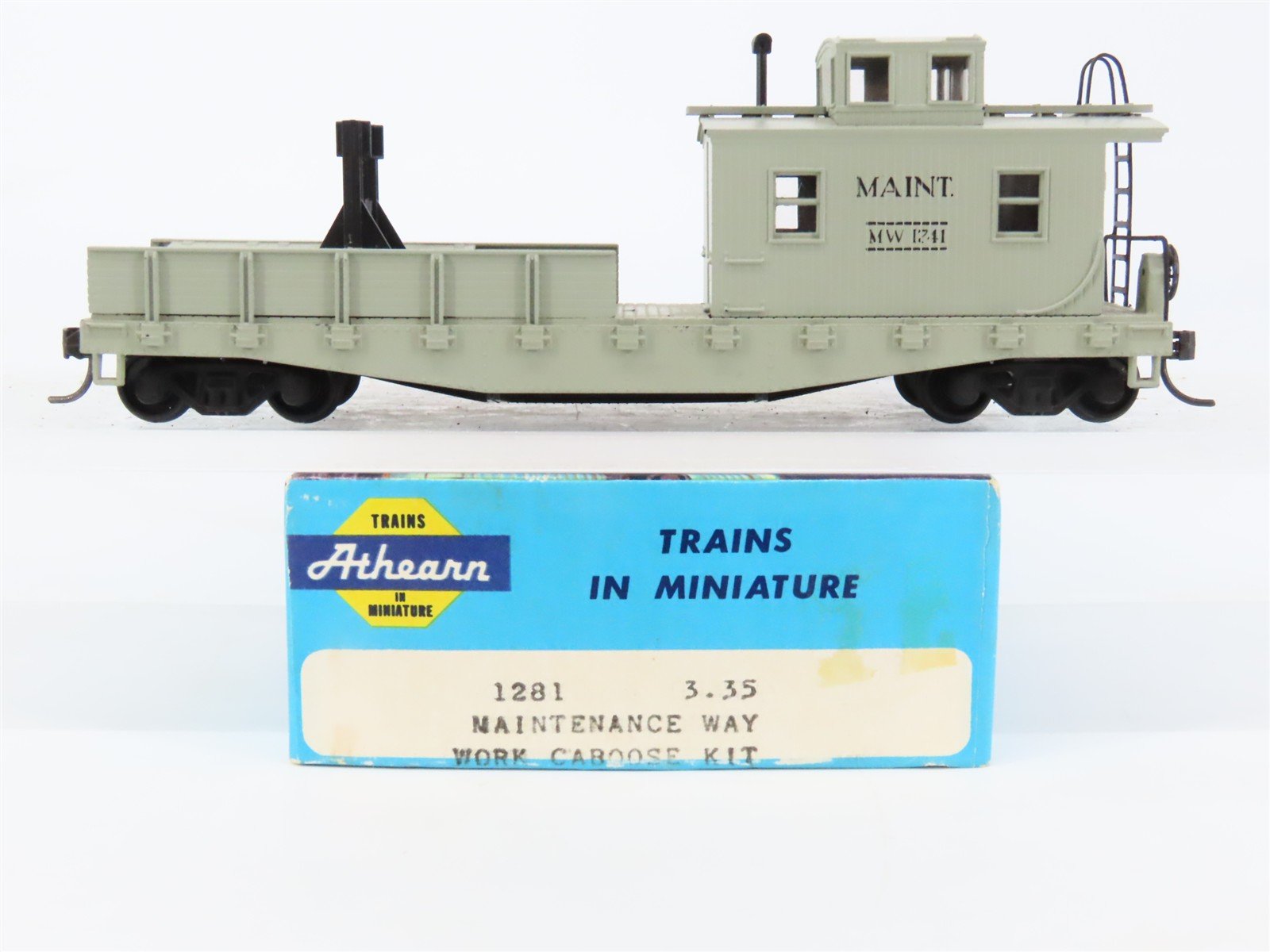 HO Scale Athearn 1281 MW Maintenance Way Work Caboose #1741 - BUILT