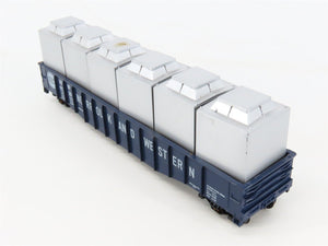 HO Scale Athearn 1676 N&W Norfolk & Western 50' Gondola #97750 w/ Load - BUILT