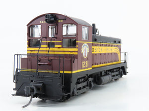 HO Scale Proto 2000 B&M Boston & Maine SW9 Diesel Locomotive #1231