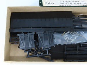 HOn3 Scale The Model Railroad General Store Kit 101 D&RGW Double Deck Stock Car