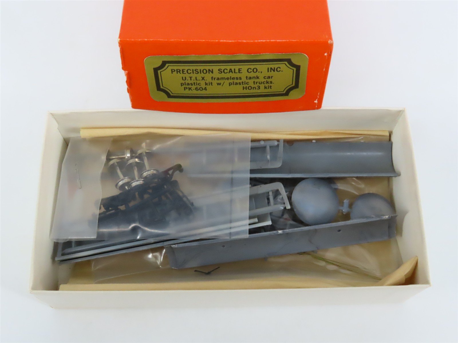 HOn3 Scale Precision Scale Co. Kit PK-604 UTLX Frameless Tank Car