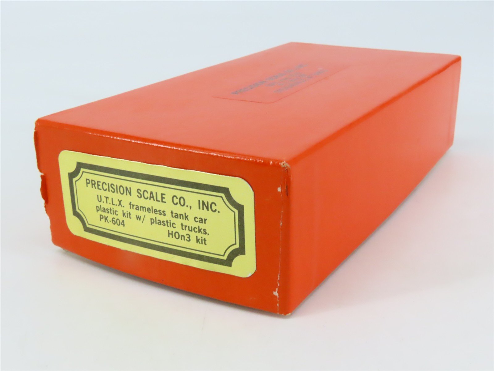 HOn3 Scale Precision Scale Co. Kit PK-604 UTLX Frameless Tank Car