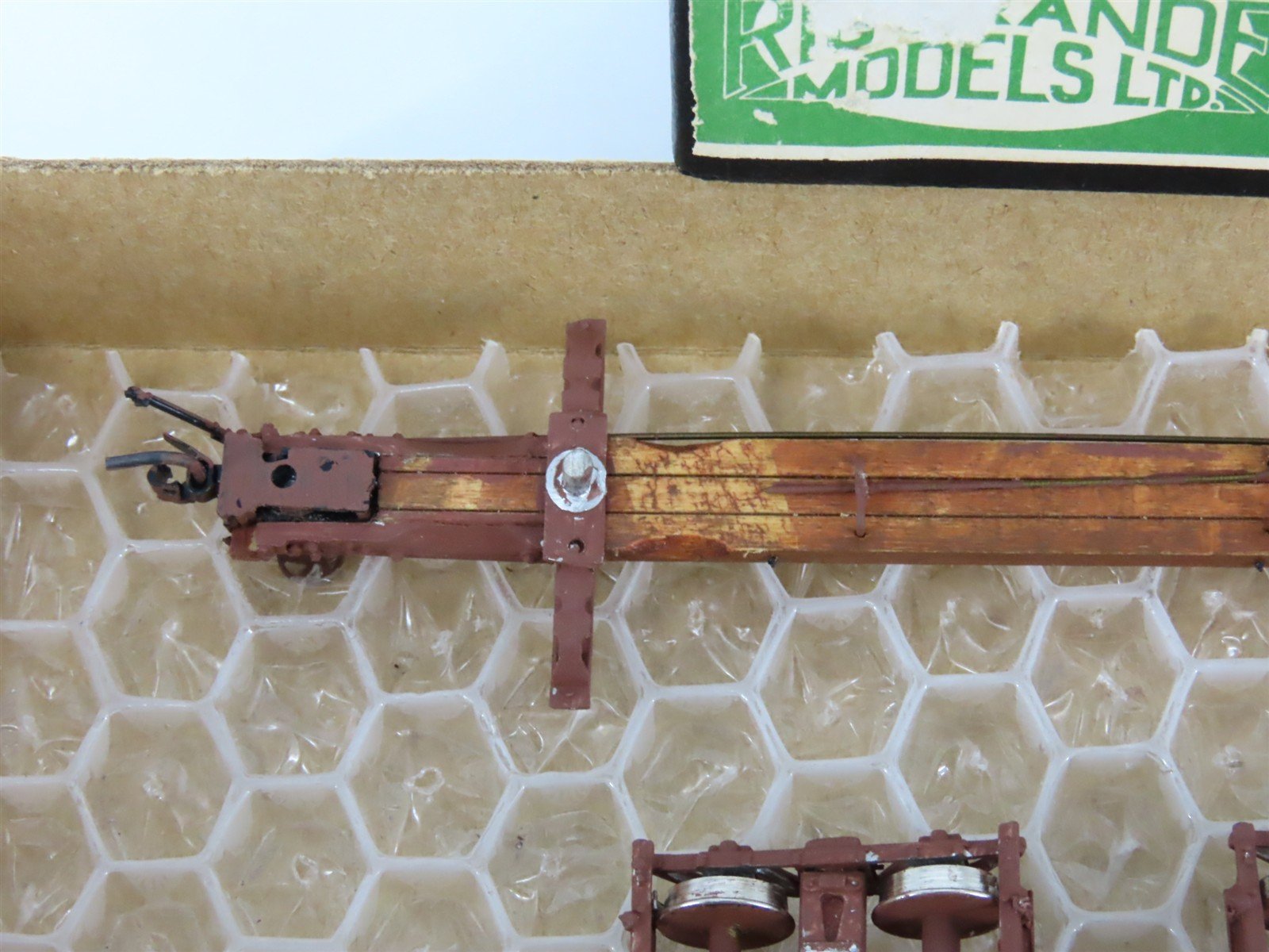 HOn3 Scale Rio Grande Models Kit 3000 LC Swayne Log Car - BUILT