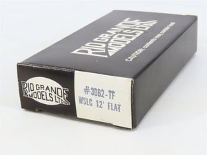 HOn3 Scale Rio Grande Models Kit 3062 Westside Lumber 12' Flat Car