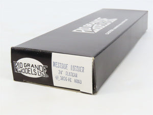 HOn3 Scale Rio Grande Models Kit 3006-FC Westside Lumber Co. 24' Flat Car