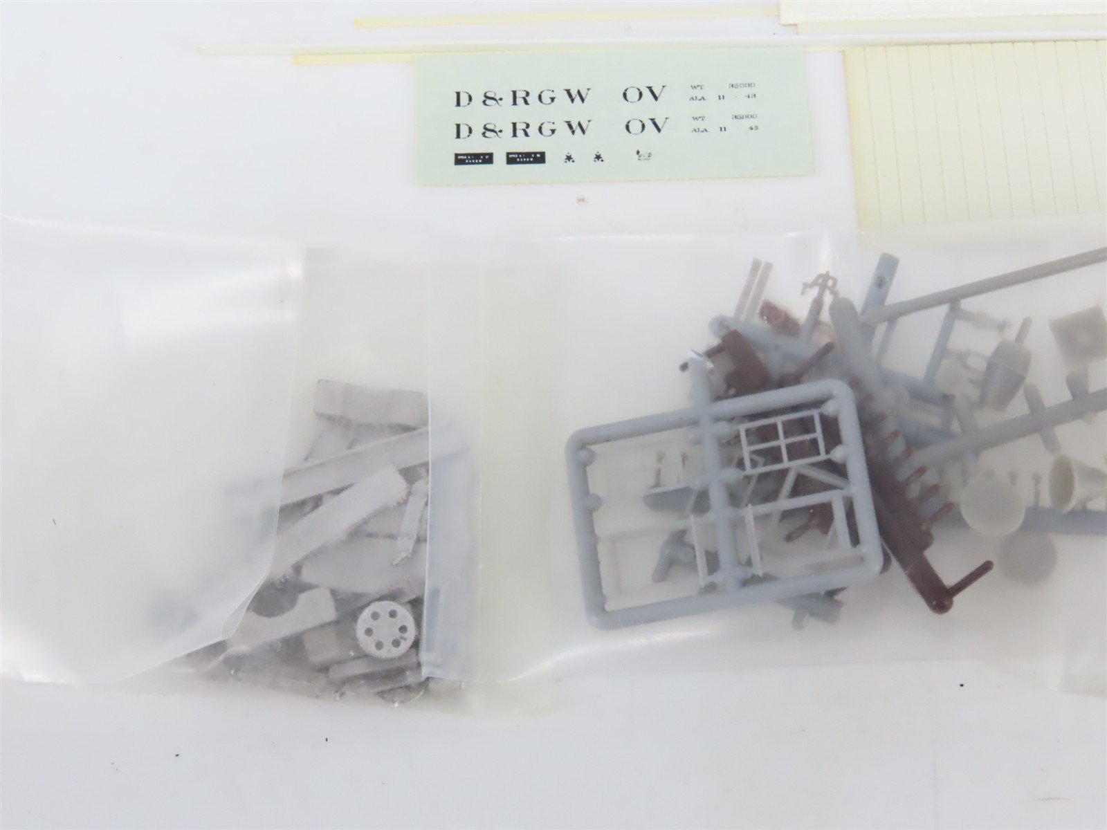HOn3 Scale Rio Grande Models Kit 3037-BS D&RGW Rio Grande Ballast Spreader