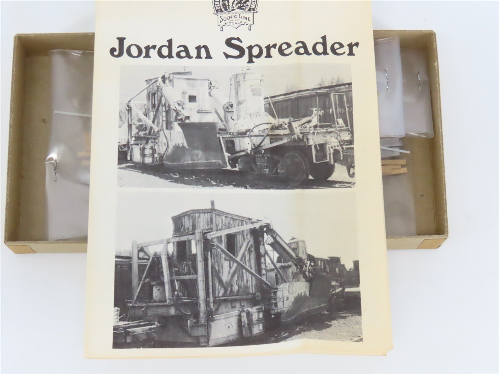 HO/HOn3 Scale Rio Grande Models Kit 3019-JS Jordan Spreader