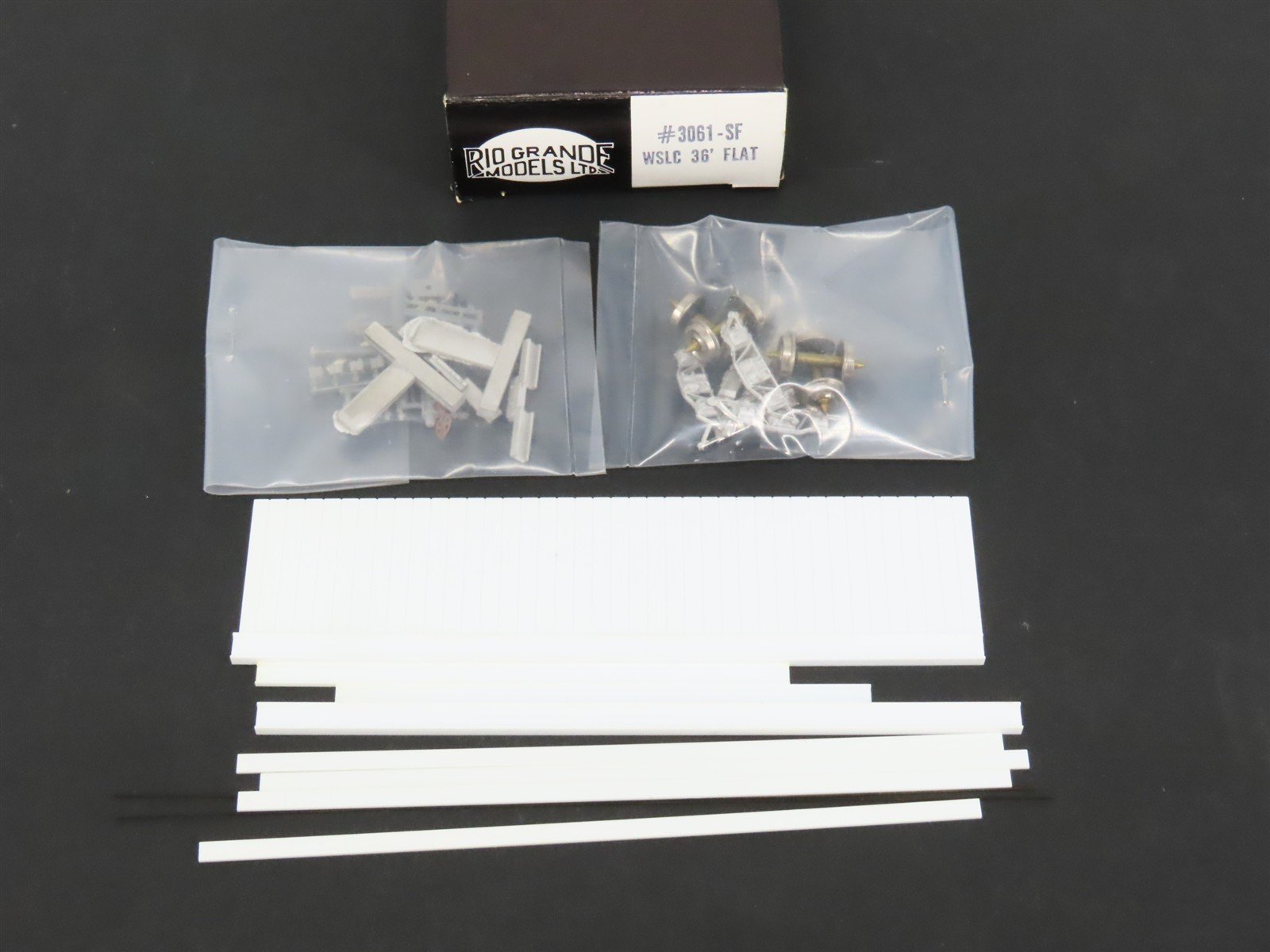 HOn3 Scale Rio Grande Models Kit 3061-SF Westside Lumber 36' Steel Flat Car