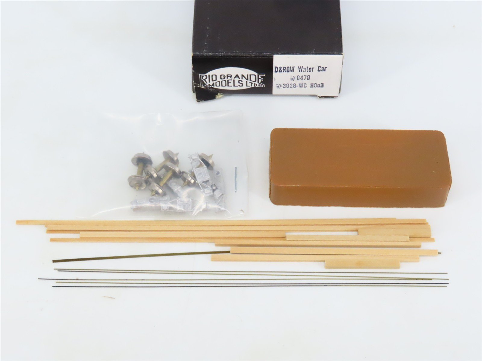 HOn3 Scale Rio Grande Models Kit 0470 D&RGW Rio Grande Water Car