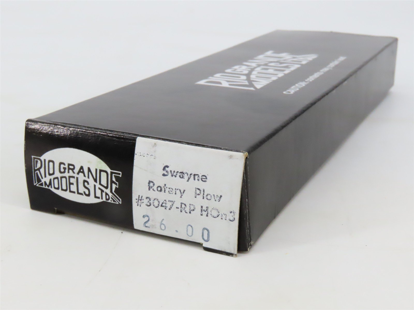 HOn3 Scale Rio Grande Models Kit 3047-RP Swayne Rotary Snow Plow