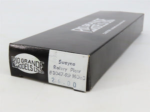 HOn3 Scale Rio Grande Models Kit 3047-RP Swayne Rotary Snow Plow