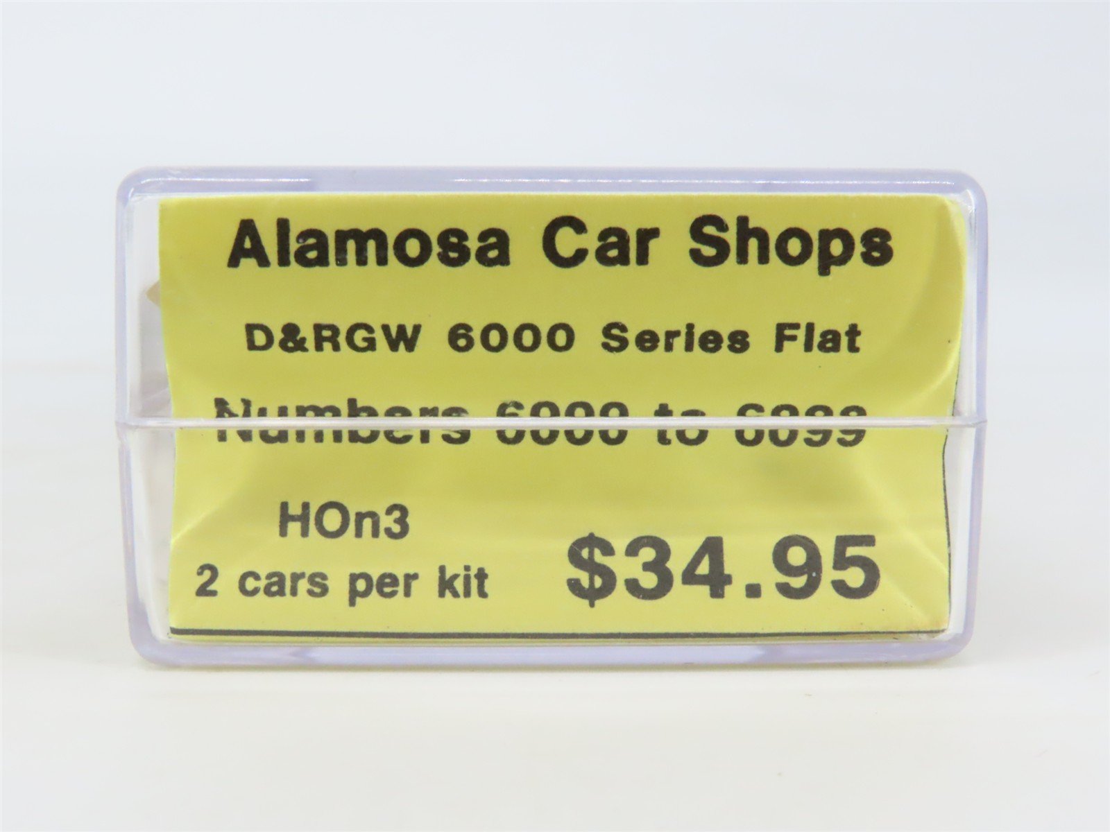HOn3 Scale Alamosa Car Shops Kit D&RGW Rio Grande Flat Car