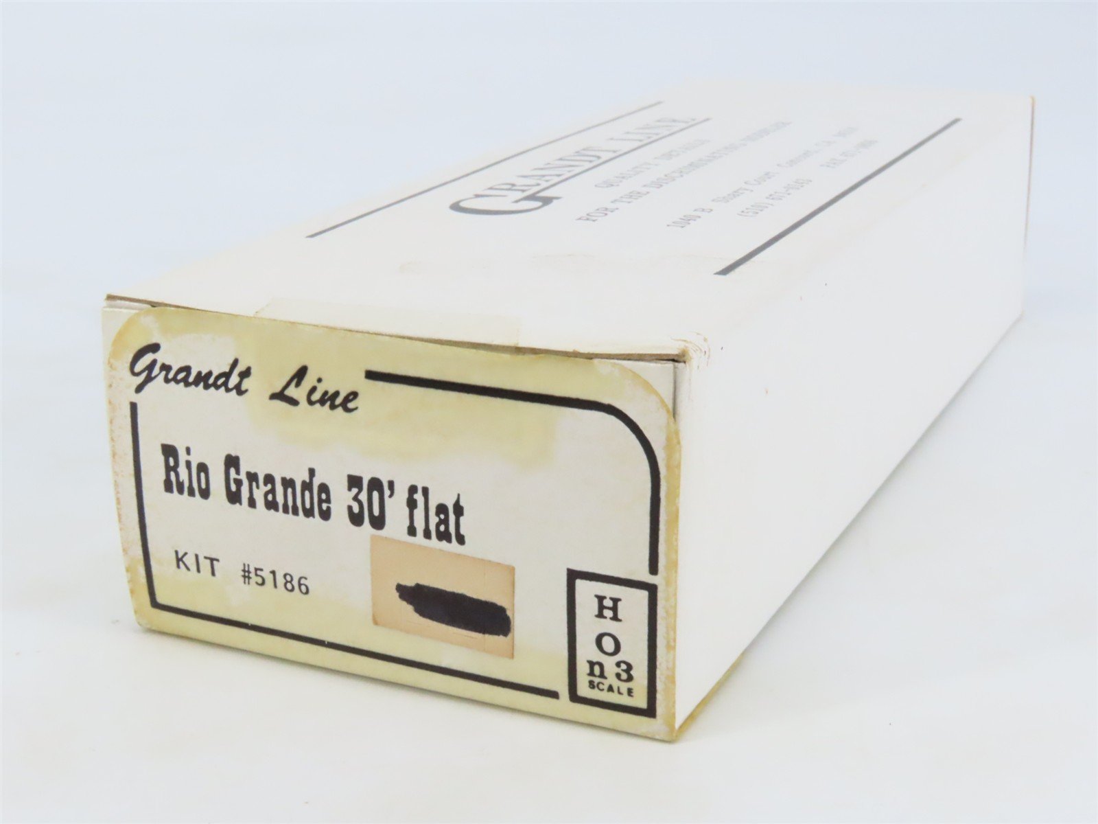 HOn3 Scale Grandt Line Kit 5186 D&RGW Rio Grande 30' Flat Car