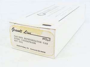 HOn3 Scale Grandt Line Kit 5231 C&S/RGS Reefer w/ Steel Underframe