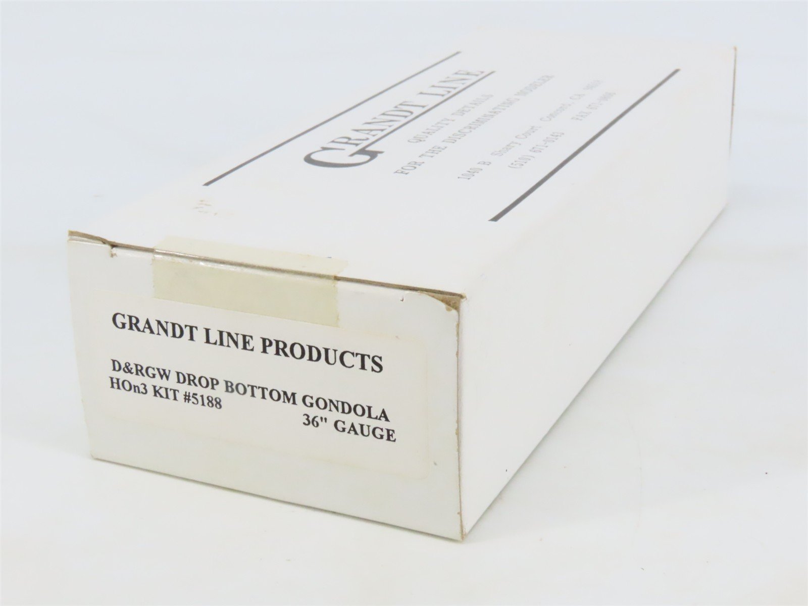 HOn3 Scale Grandt Line Kit 5188 D&RGW Rio Grande Drop Bottom Gondola