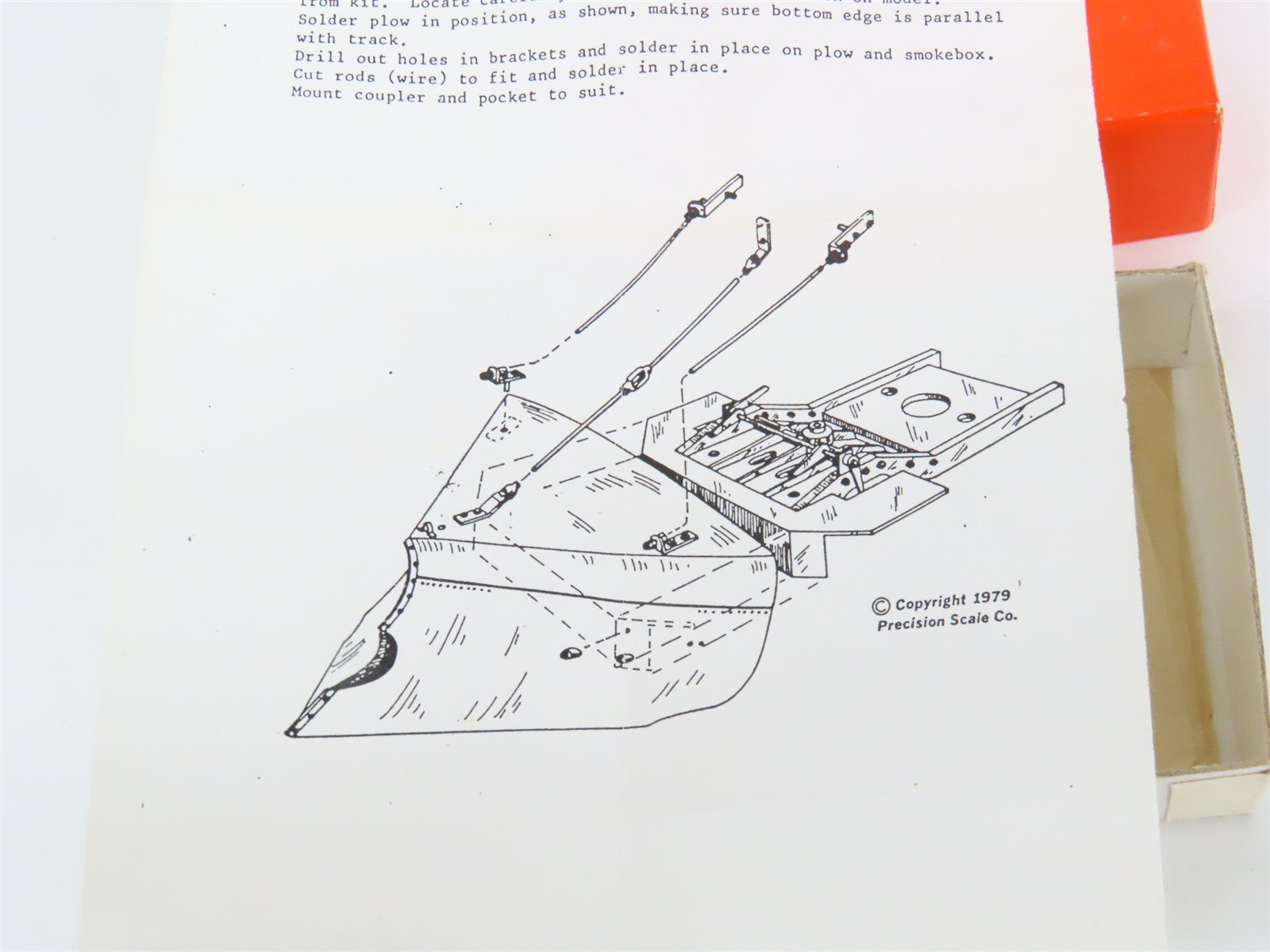 HOn3 Scale Precision Scale K-Series Kit 3086 Brass Snow Plow