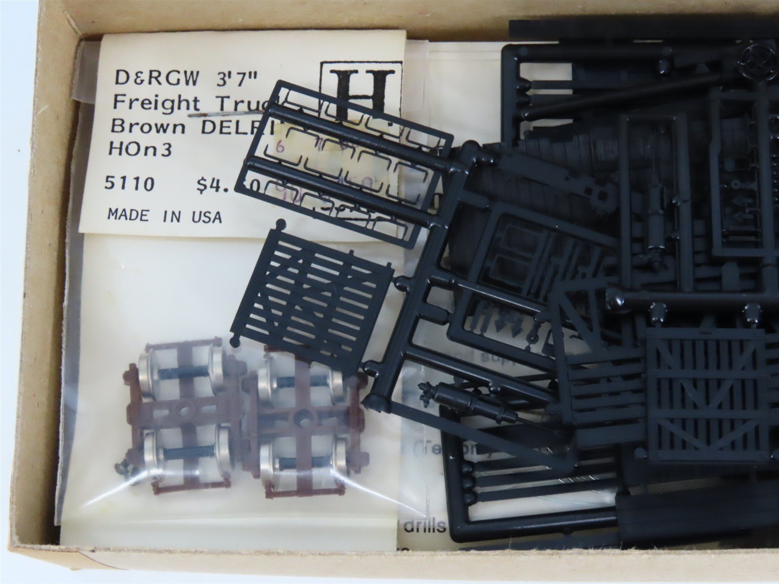 HOn3 Scale The Model Railroad General Store Kit 101 D&RGW Double Deck Stock Car