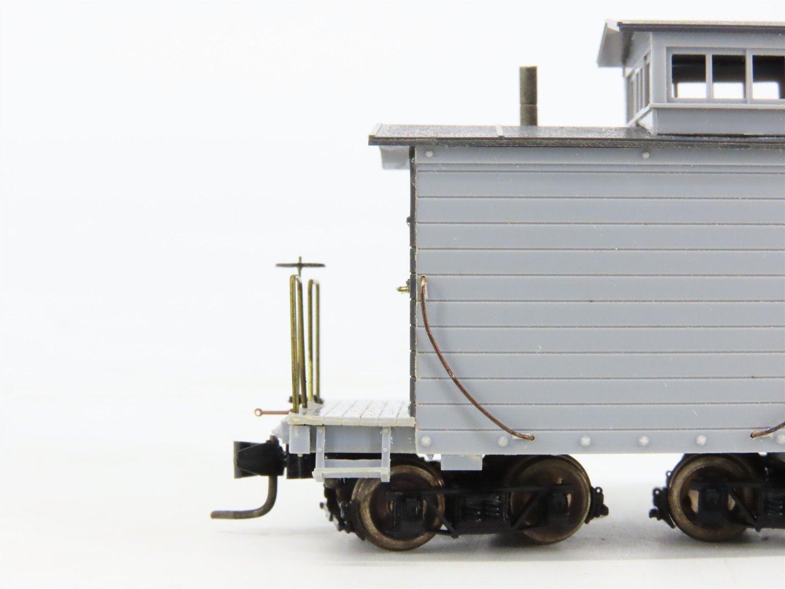 HOn3 Scale Westside Lumber Co. Painted, Unlettered Bobber Caboose