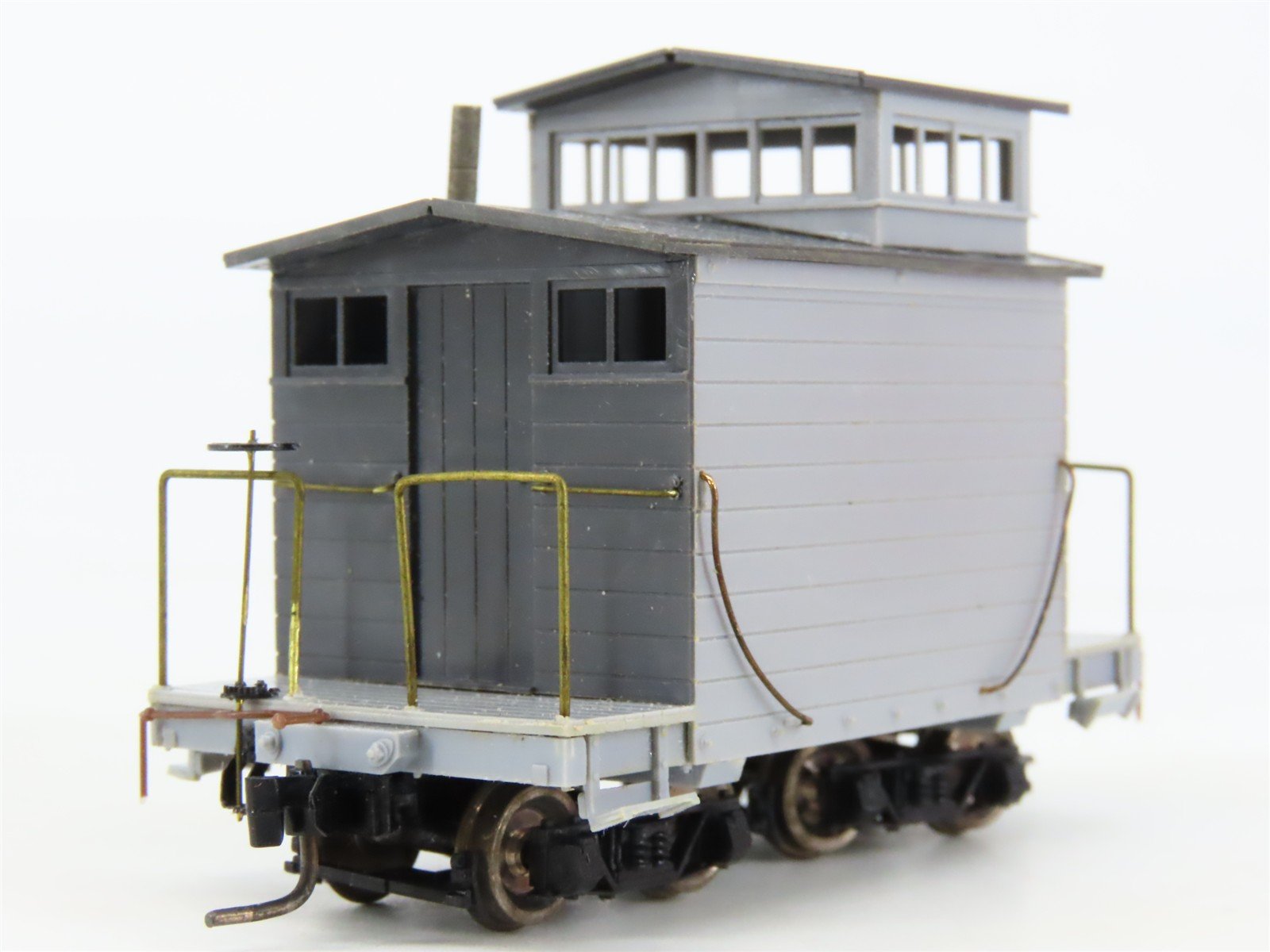 HOn3 Scale Westside Lumber Co. Painted, Unlettered Bobber Caboose