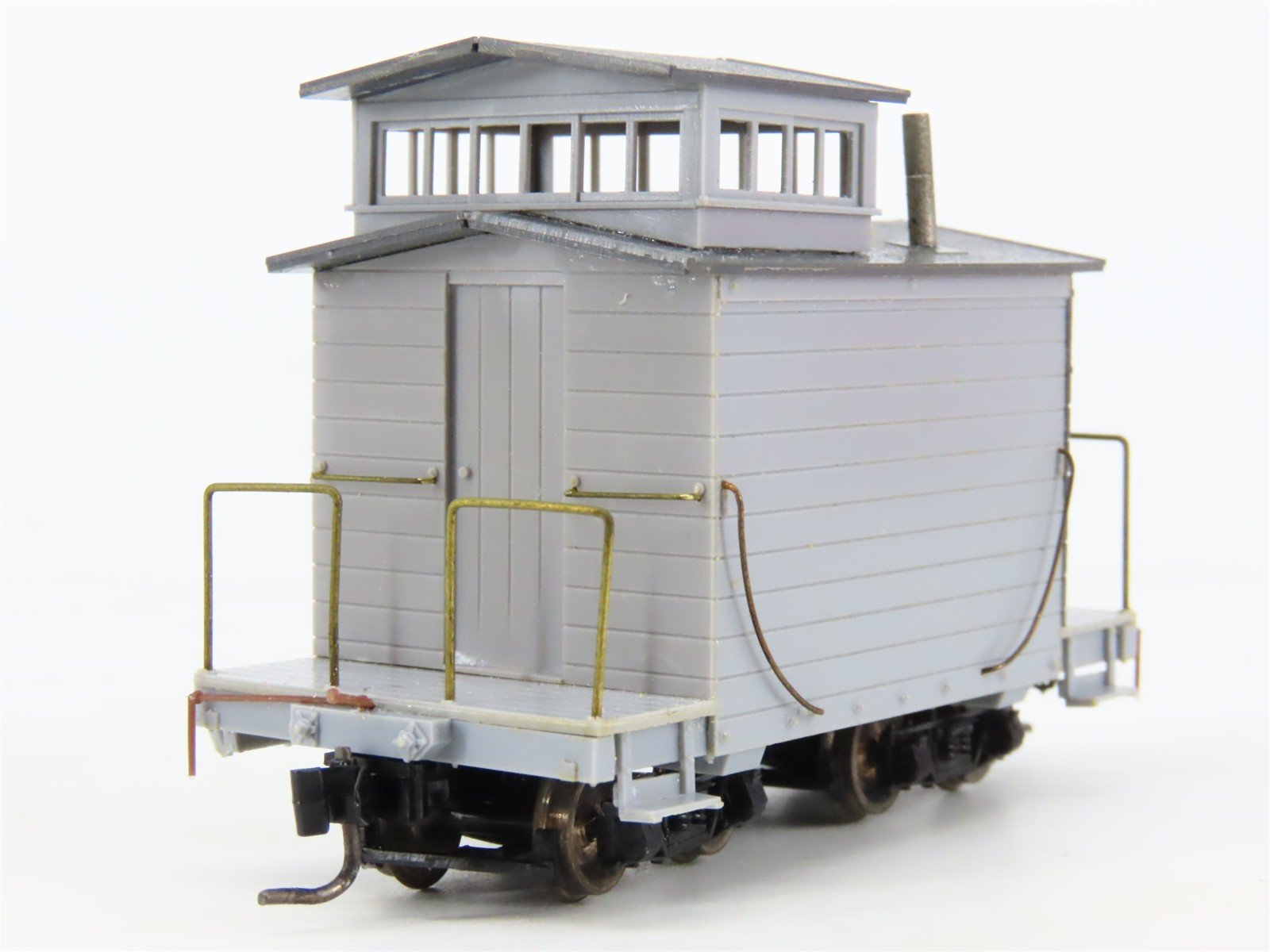 HOn3 Scale Westside Lumber Co. Painted, Unlettered Bobber Caboose