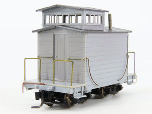 HOn3 Scale Westside Lumber Co. Painted, Unlettered Bobber Caboose