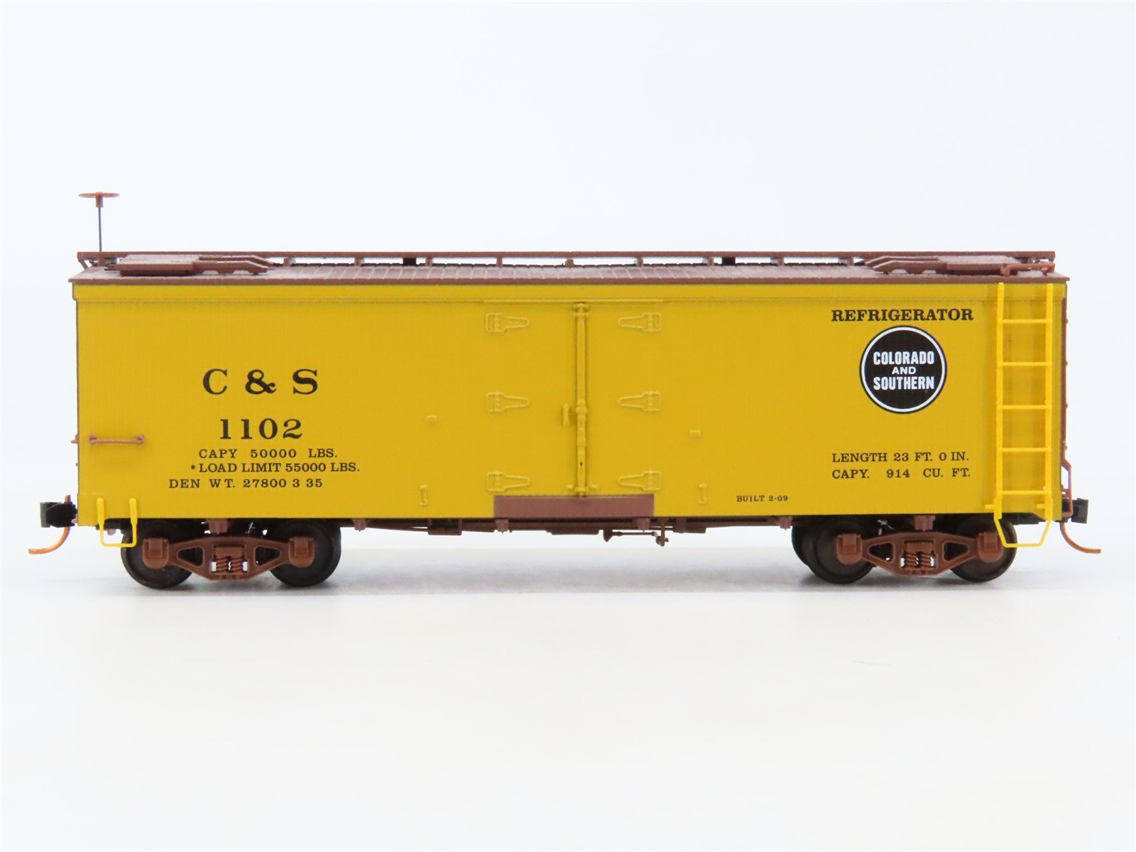 HOn3 Scale C&S Colorado & Southern Reefer #1102