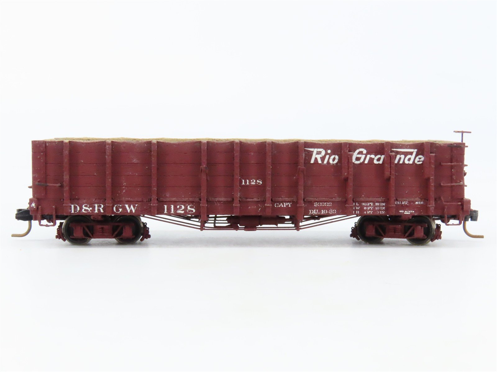 HOn3 Scale D&RGW Denver & Rio Grande Western High-Side Gondola #1128 - CUSTOM