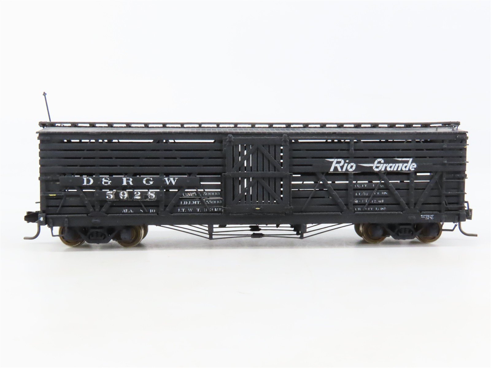HOn3 Scale D&RGW Denver & Rio Grande Western Stock Car #5928 - CUSTOM