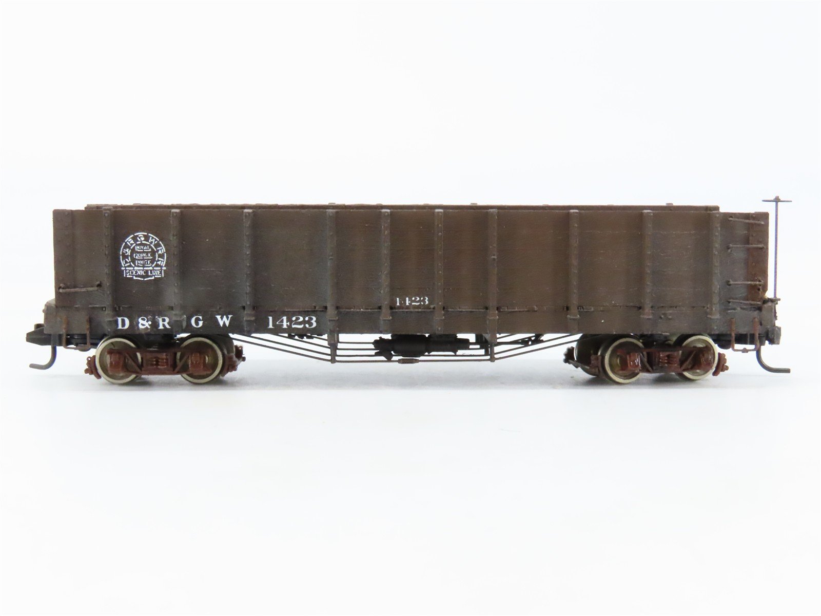 HOn3 Scale D&RGW Rio Grande Royal Gorge Route Gondola #1423 - CUSTOM