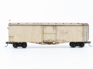 HOn3 Scale Gold Painted, Unlettered Single Door Box Car - CUSTOM