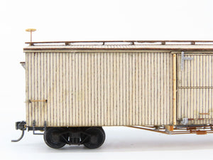 HOn3 Scale Gold Painted, Unlettered Single Door Box Car - CUSTOM