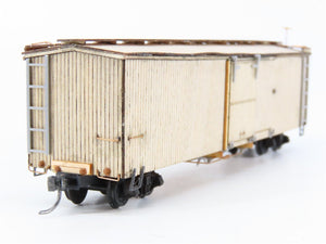 HOn3 Scale Gold Painted, Unlettered Single Door Box Car - CUSTOM