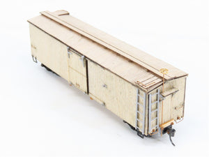 HOn3 Scale Gold Painted, Unlettered Single Door Box Car - CUSTOM