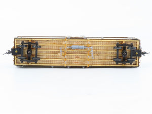 HOn3 Scale Gold Painted, Unlettered Single Door Box Car - CUSTOM