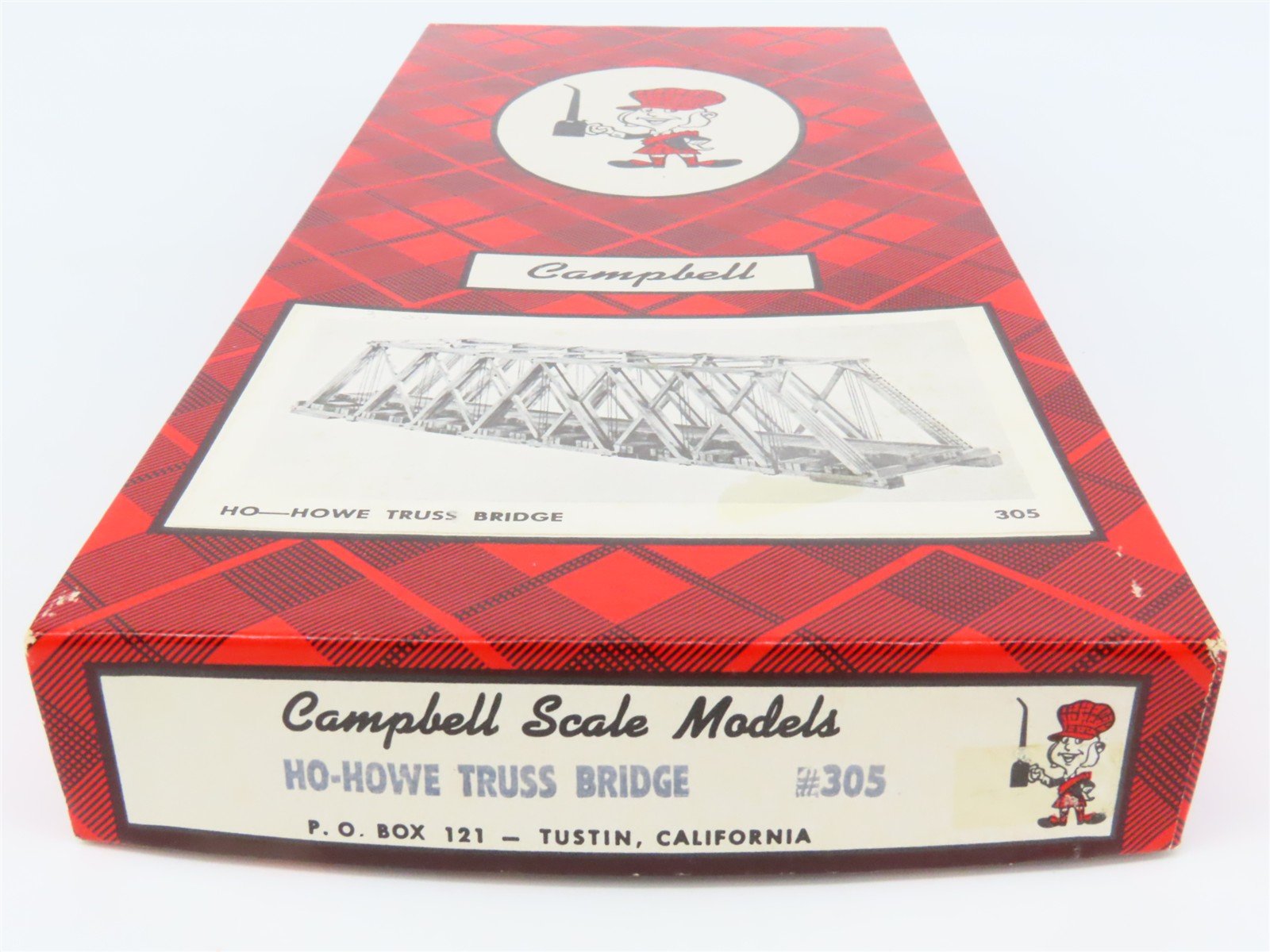HO 1/87 Scale Campbell Scale Models Kit 305 Howe Truss Bridge