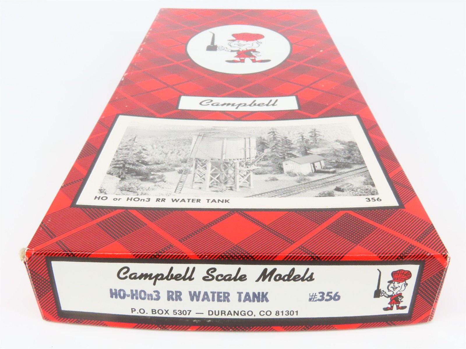 HO/HOn3 Scale Campbell Scale Models Kit 356 Railroad Water Tank