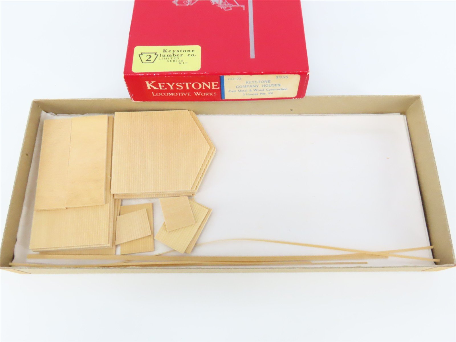 HO 1/87 Scale Keystone Locomotive Works Kit HO-122 Keystone Company Houses