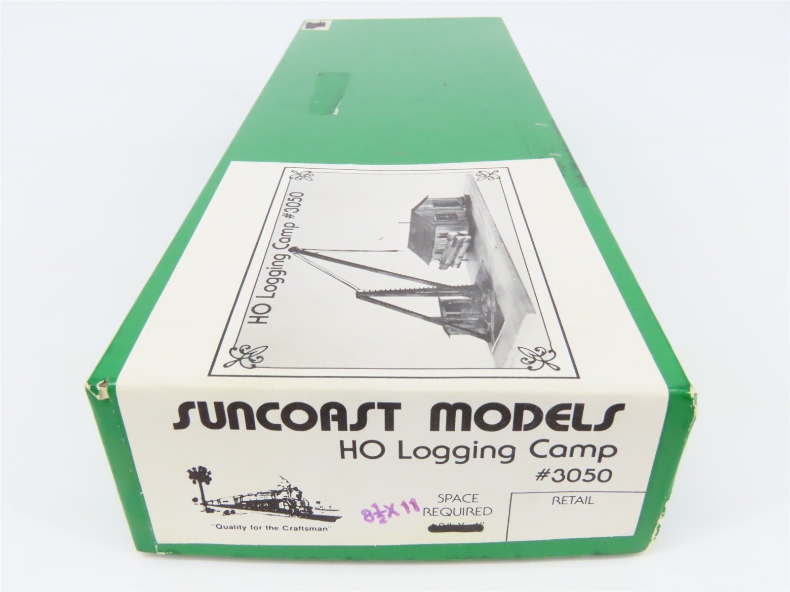 HO 1/87 Scale Suncoast Models Kit 3050 Logging Camp