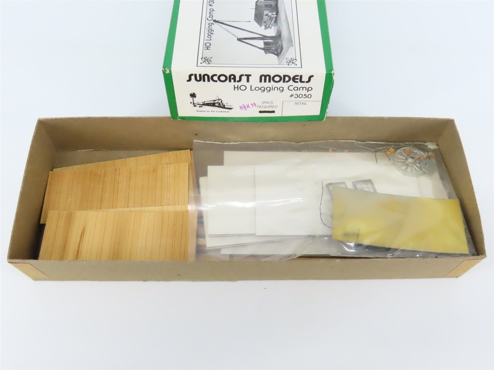 HO 1/87 Scale Suncoast Models Kit 3050 Logging Camp